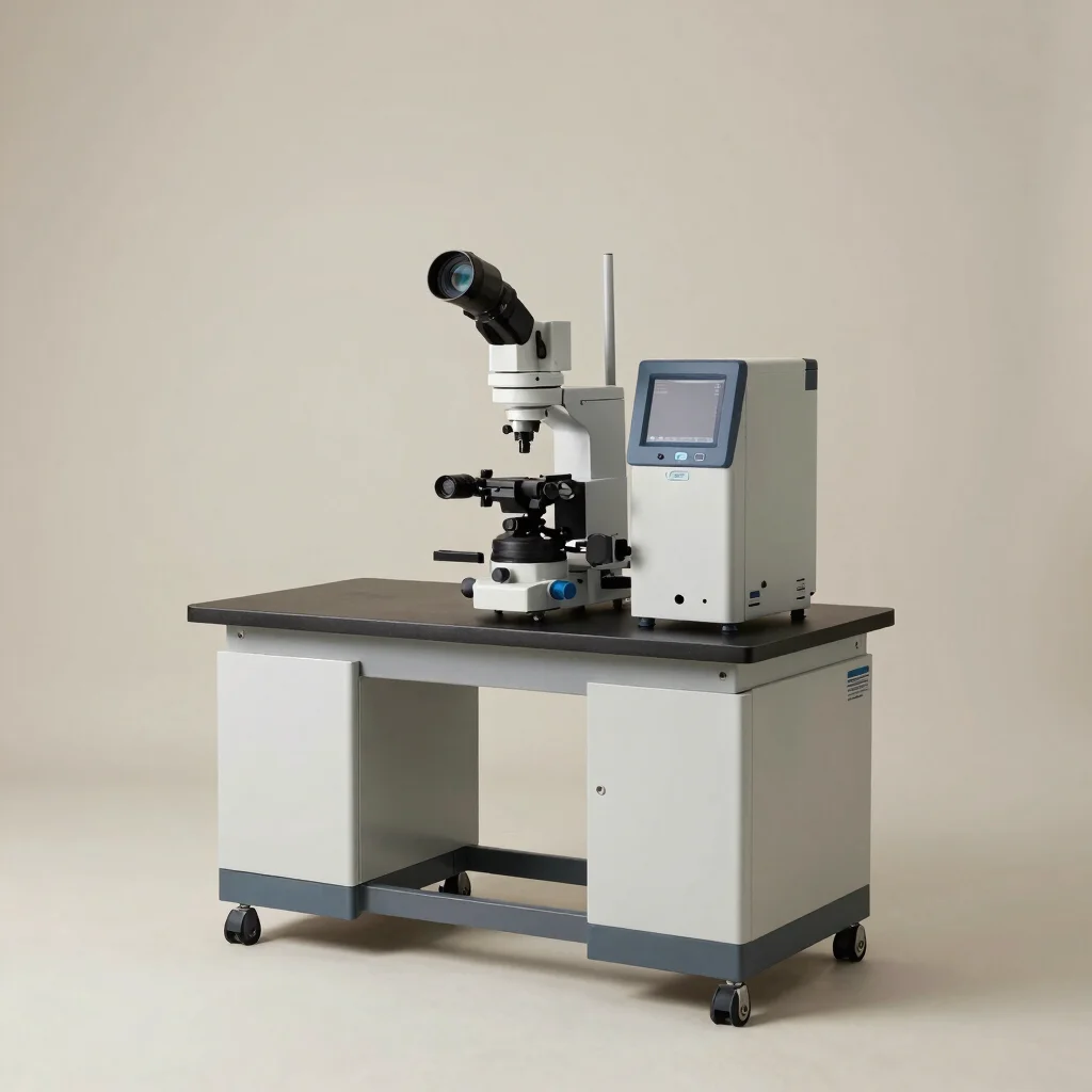 Editorial equipment photography, soft even studio light, restrain